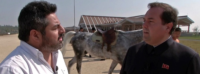 Jalis de la Serna y Alejandro Cao de Benós en 'Tierra hostil'