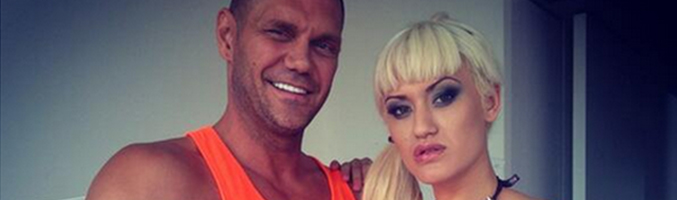 Brenda Cerdá junto a Nacho Vidal