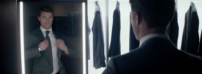 Jamie Dornan interpretando a Christian Grey