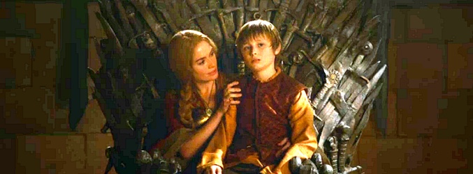 Cersei Lannister y Tommen Baratheon, madre e hijo en 'Juego de Tronos'
