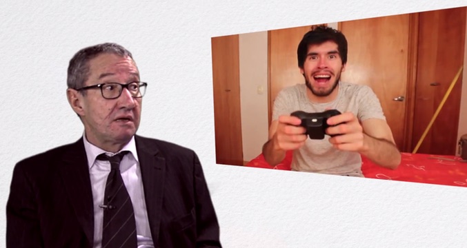 Carlos Boyero, con cara de asco frente a los youtubers