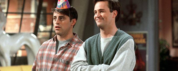 Joey y Chandler en el apartamento de Monica