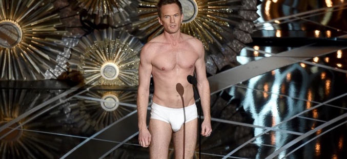 Neil Patrick desnudo en los Oscar 2015