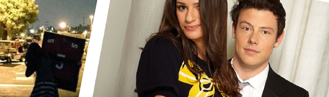 Lea Michele finaliza las grabaciones de 'Glee' con una camiseta del fallecido Cory Monteith entre sus manos