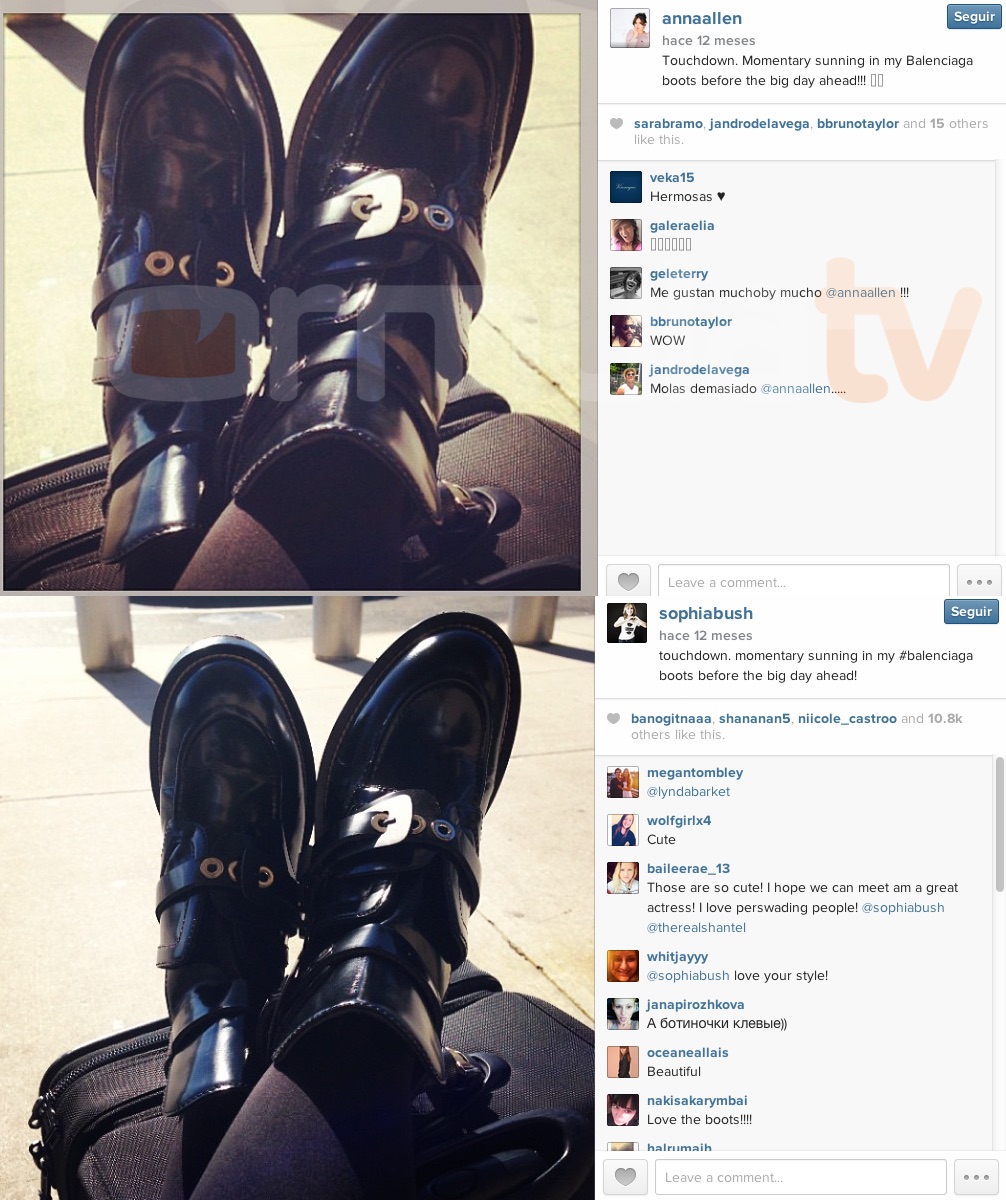 Anna Allen y las botas de Sophia Bush