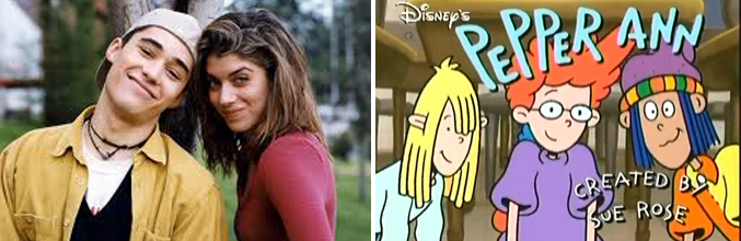 Jordi Cruz y Vanessa Martyn de 'Club Disney' y la serie 'Pepper Ann'