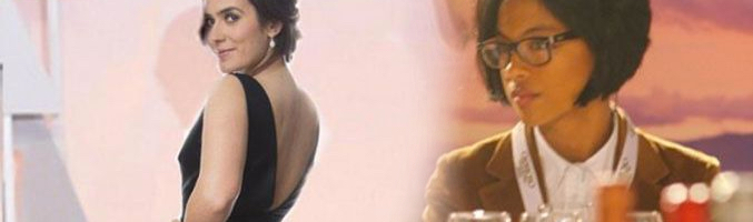 Anna Allen y su representante, Mar Rodríguez <span>El Mundo</span>