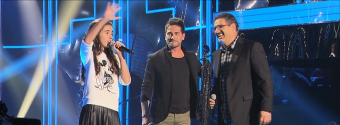David deMaría junto a Lorenzo y Carla
