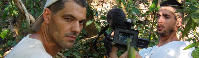 Frank Cuesta se despide de Santiago Trancho, el que fue su cámara en 'Frank de la jungla'