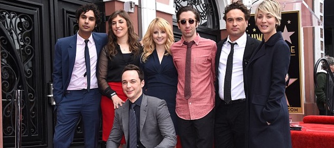El reparto de 'The Big Bang Theory' con Jim Parsons en su día