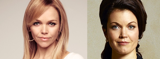  Lauren Bowles y Bellamy Young 