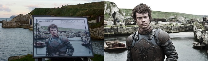 El puerto de Ballintoy se transformó en Pyke en la serie