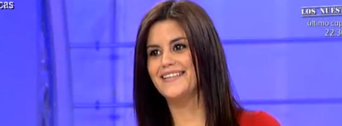 Lola en el plató de 'MYHYV' comentando su entrada en 'Supervivientes'