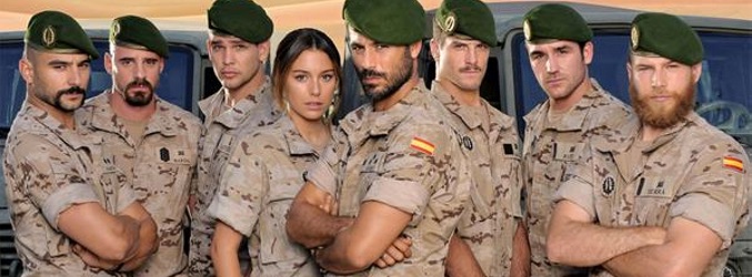 Parte del reparto de 'Los nuestros'