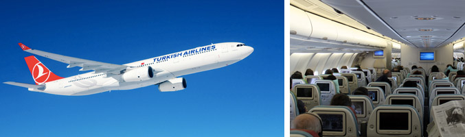 Avión de la compañía Turkish Airlines