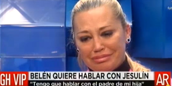 Belén Esteban llorando en 'Gran Hermano VIP'