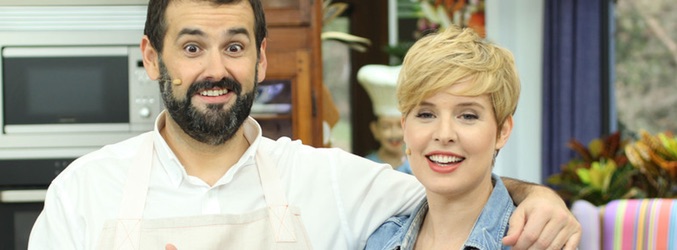 Tania junto a David de Jorge en &#39;Robin Food&#39;