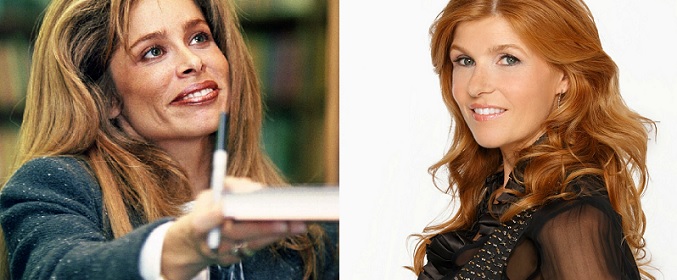 Faye Resnick (izquierda) y Connie Britton (derecha), encargada de interpretarla en 'American Crime Story'