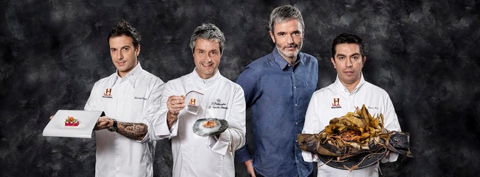 Los chefs y el crítico de 'La Última Cena'