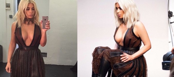 Kim Kardashian caracterizada de Khaleesi de 'Juego de Tronos'