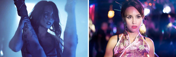 María (Megan Montaner) en el prostíbulo chino