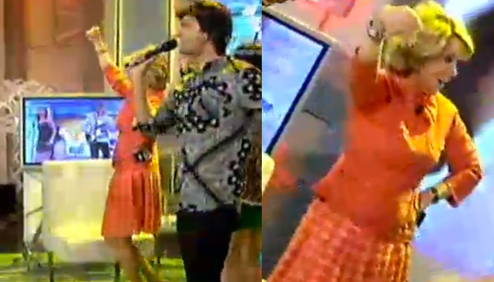 Esperanza Aguirre bailando en '¡Qué tiempo tan feliz!'