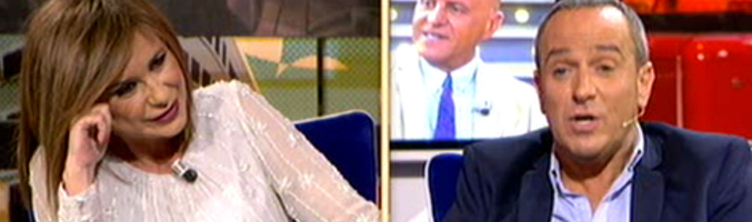 Un 'Sálvame deluxe' (17,5%) a la baja sin Belén Esteban lidera contra un José Mota (12,2%) que resiste