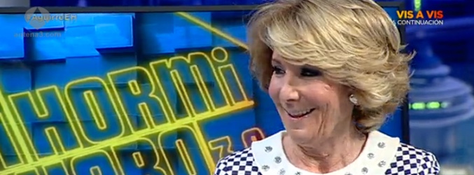 Esperanza Aguirre en 'El hormiguero'