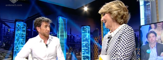 Pablo Motos y Esperanza Aguirre