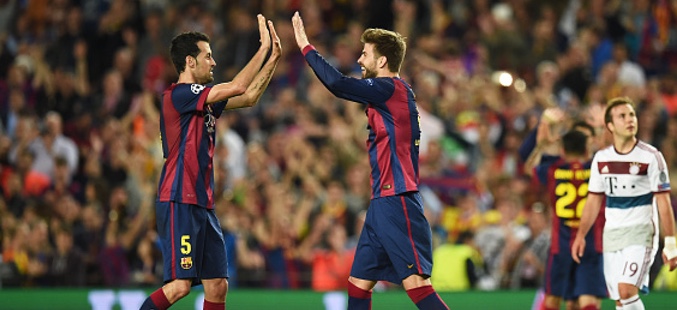 Imagen del encuentro Champions Barcelona-Bayern Múnich