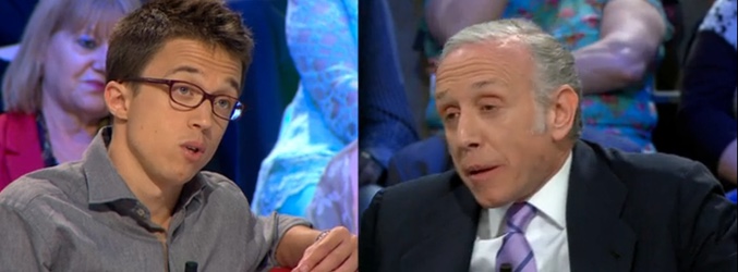 Iñigo Errejón y Eduardo Inda