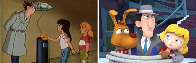 'Inspector Gadget', la serie original y la última versión en 3D