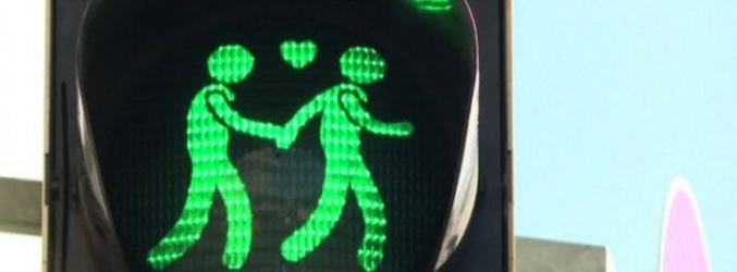 Un semáforo en Viena