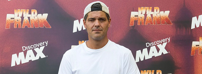 Frank Cuesta durante la presentación de la tercera temporada de 'Wild Frank'