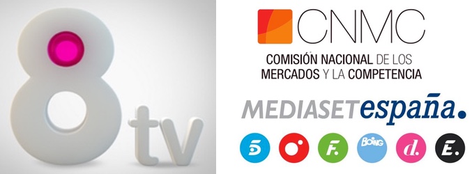 La CNMC aprueba la entrada de Mediaset en 8TV