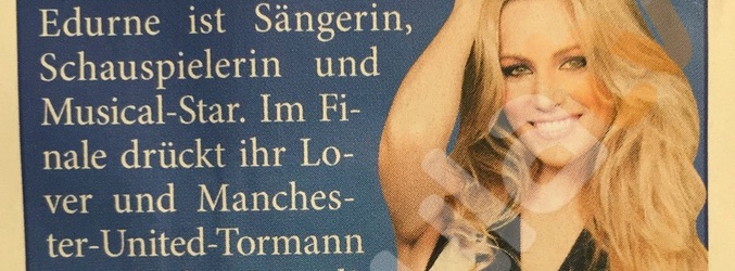 Edurne copa las portadas de la prensa austriaca