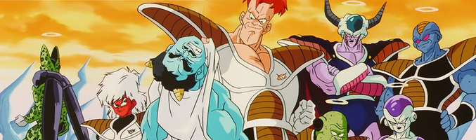 Algunos de los villanos con los que se ha enfrentado Goku a lo largo de la serie