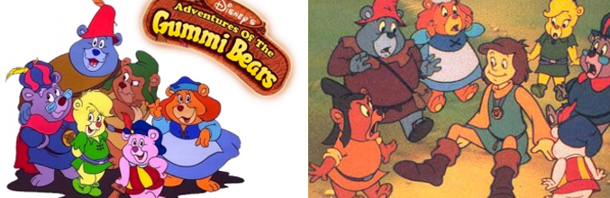 'Las aventuras de los osos gummi'