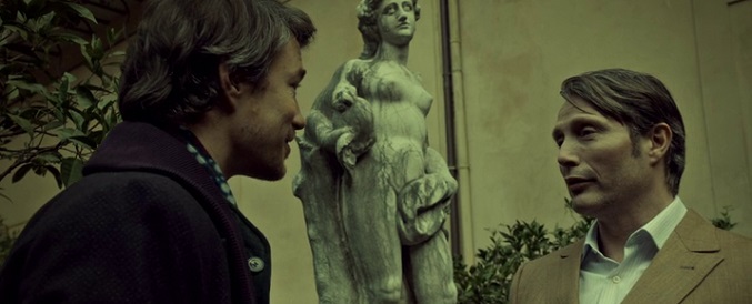 Antony Dimmond junto a Hannibal Lecter en Florencia