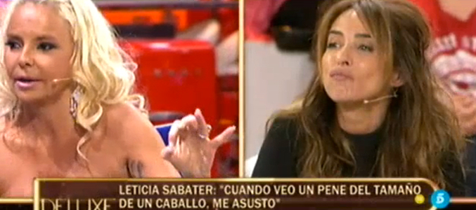 Leticia Sabater explicó sus problemas sexuales a los colaboradores de &#39;Sálvame deluxe&#39;
