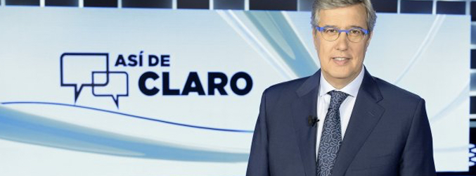 El programa que presentaba Buruaga, &#39;Así de claro&#39;, ha sido cancelado envuelto en una gran revuelo
