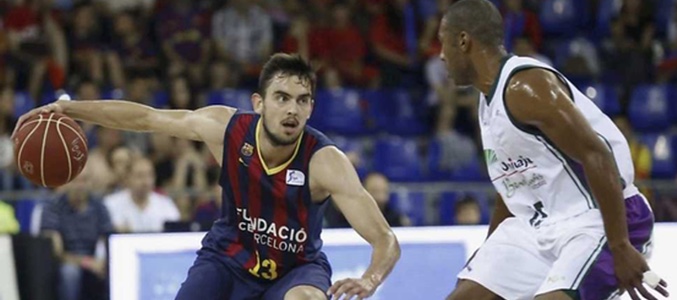 Encuentro entre el Unicaja y el Barcelona en Liga ACB