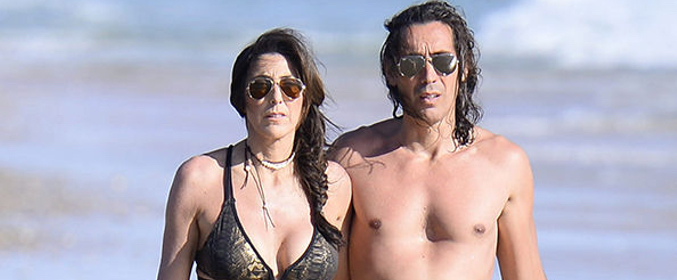 Paz Padilla y su novio, Antonio Juan Vidal Agarrado