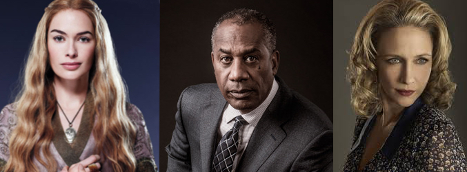 Cersei Lannister (izquierda), Rowan Pope (centro) y Norma Bates (derechas) en los primeros puestos del ranking