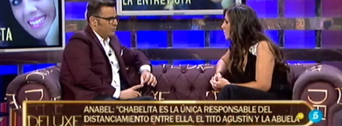 Jorge Javier Vázquez entrevistando a Anabel Pantoja