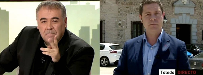 Emiliano García-Page interviniendo en 'Al rojo vivo'