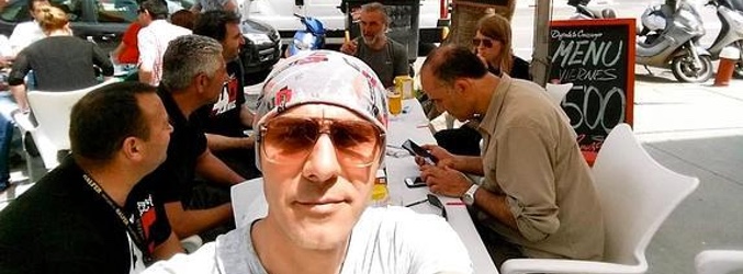 El equipo de TRT grababa un reportaje en Andalucía