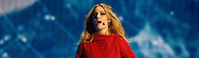 Edurne en su actuación de Eurovisión
