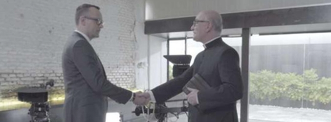 Fortea junto a Risto Mejide