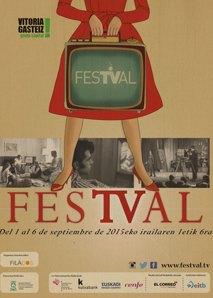 Cartel de la séptima edición del FesTVal de Vitoria